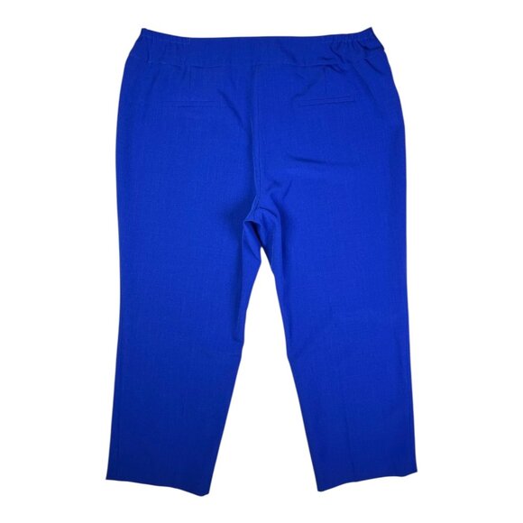 Kasper Plus Size 16W Cobalt Blue Dress Pants - Picture 3 of 8